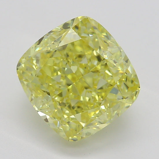 1,51 Karat Fancy Intense Yellow Even, natürlicher, geschliffener, farbiger Diamant, Anlagediamant, Eineinhalbkaräter